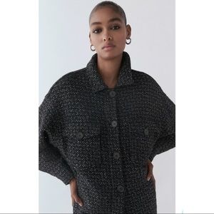 Zara textured weave Overshirt